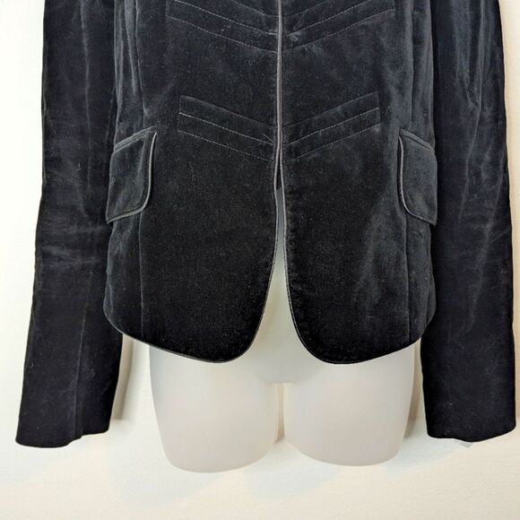 Zara Velvet Steampunk Victorian Dark Academia Cosplay Whimsygoth Blazer Jacket M - Picture 4 of 10